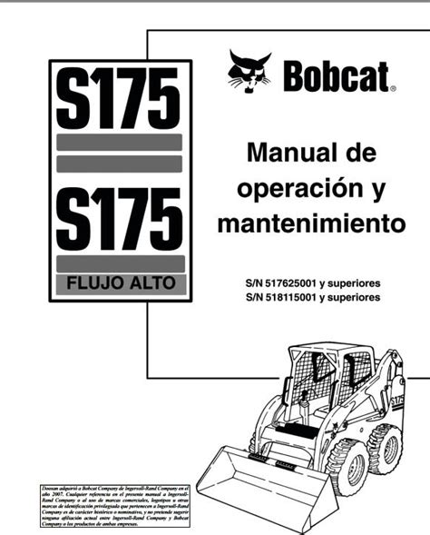 s175 bobcat service manual pdf